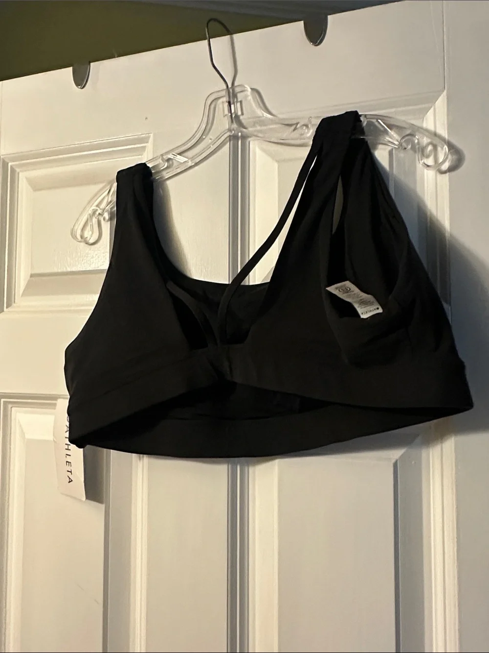 Athleta Black Exhale-style Sports Bra